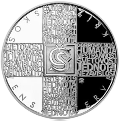Stříbrná mince 200 Kč Založení Československého červeného kříže | 2019 | Proof