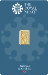 1g Gold Bar | The Royal Mint | Britannia