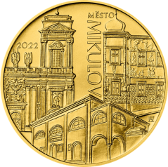 Zlatá minca 5000 Kč Mesto Mikulov | 2022 | Standard