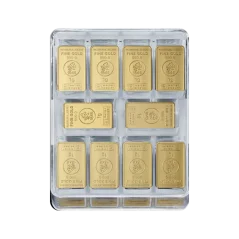 250 x 1g Gold Bar | Heimerle + Meule | Unity Box