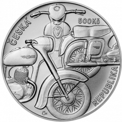 Stříbrná mince 500 Kč Motocykl Jawa 250 | 2022 | Standard
