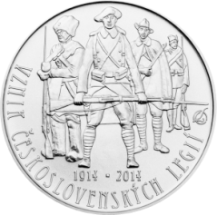 Silver coin 200 CZK Založení Československých legií | 2014 | Standard