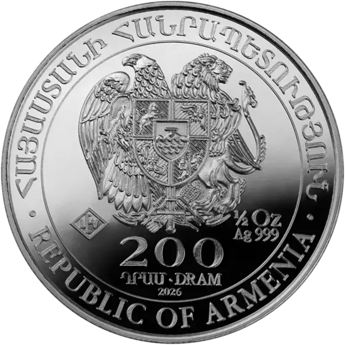 Silver coin Noah's Ark 1/2 Oz | 2026