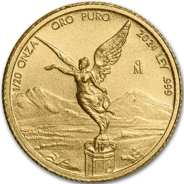 Zlatá investiční mince Mexiko Libertad 1/20 Oz | 2024