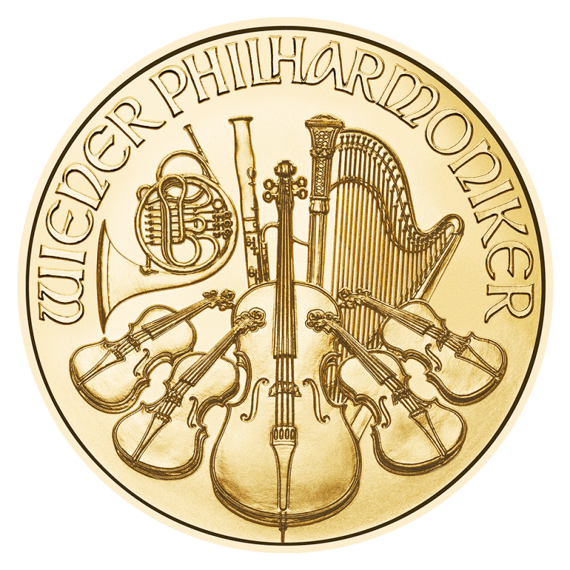 Zlatá investiční mince Wiener Philharmoniker 1 Oz
