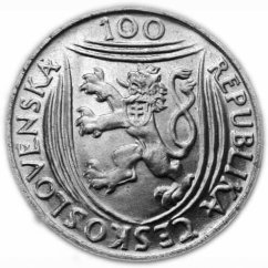 Silver coin 100 CZK | 1951 | 30th anniversary of the founding of the Communist Party - Klement Gottwald
