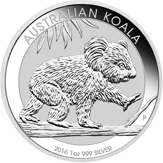 Srebrna moneta Australijski Koala 1 Oz | 2016
