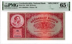 Bankovka 50 Korun | 1929 | EPQ 65