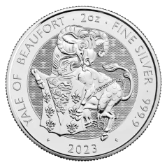 Strieborná investičná minca Yale of Beaufort 2 Oz | Tudor Beasts | 2023