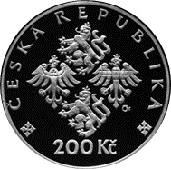 Silver coin 200 CZK Sv. Zdislava z Lemberka | 2002 | Proof