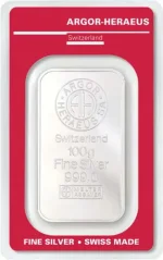 100g Silver Bar | Argor-Heraeus