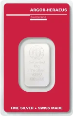 10g Srebrna Sztabka | Argor-Heraeus