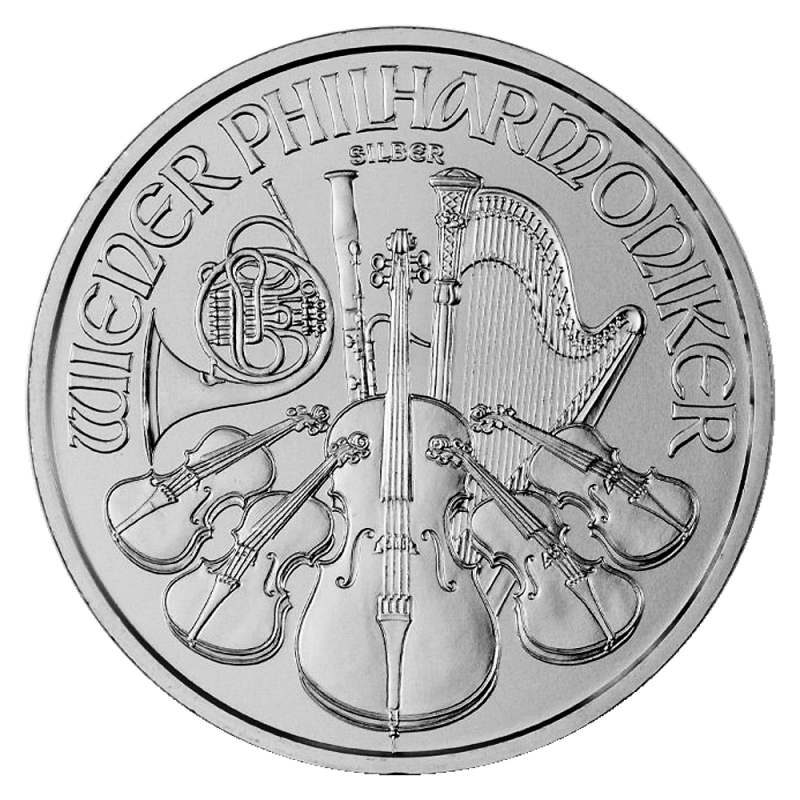 Bécsi Filharmonikusok 1 uncia | ezüstérme