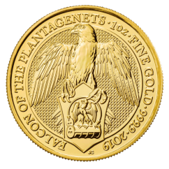 Gold coin Falcon 1 Oz | Queens Beasts | 2019