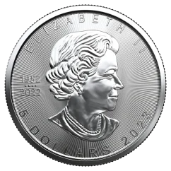 Stříbrná investiční mince Maple Leaf 1 Oz