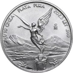 Srebrna moneta Mexican Libertad 1/10 oz | 2023