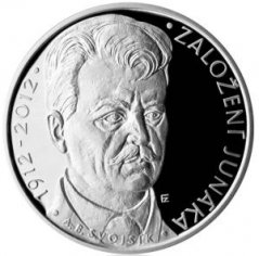Strieborná minca 200 Kč Založení Junáka | 2012 | Proof