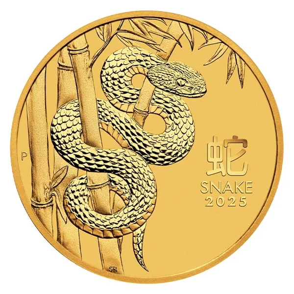 Gold coin Snake 2 Oz | Lunar III | 2025