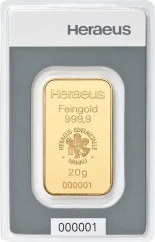 20g investiční zlatý slitek | Heraeus