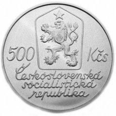 Stříbrná mince 500 Kčs Josef Lada | 1987 | Proof