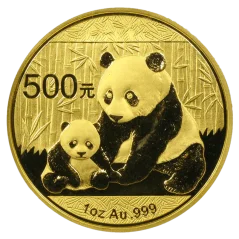 Złota moneta Chińska Panda 1 oz | 2012