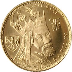 Zlatá mince 1 Dukát | 1978 | 600. výročí úmrtí Karla IV.