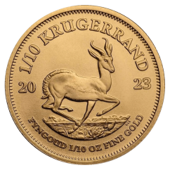 Gold coin Krugerrand 1/10 Oz