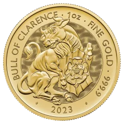 Gold coin Bull of Clarence 1 Oz | Tudor Beasts | 2023