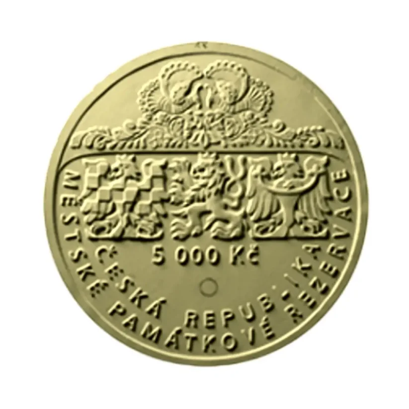 Zlatá minca 5000 Kč Mesto Štramberk | 2025 | Proof