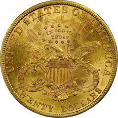 Zlatá mince 20 Dollar American Double Eagle | Liberty Head | 1879