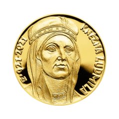 Zlatá minca 10000 Kč Kněžna Ludmila | 2021 | Proof