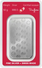 50g investičná strieborná tehlička | Argor-Heraeus