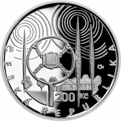 Silver coin 200 CZK Zahájení pravidelného vysílání československého rozhlasu | 2023 | Proof