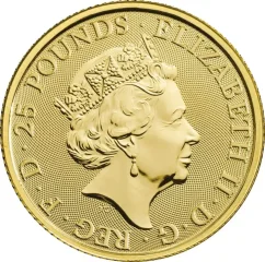 Gold coin Falcon 1/4 Oz | Queens Beasts | 2019