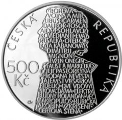 Silver coin 500 CZK Beno Blachut | 2013 | Proof