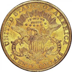 Gold coin 20 Dollar American Double Eagle | Liberty Head | 1882