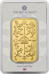 31,1g Gold Bar | Royal Mint | The Royal Celebration