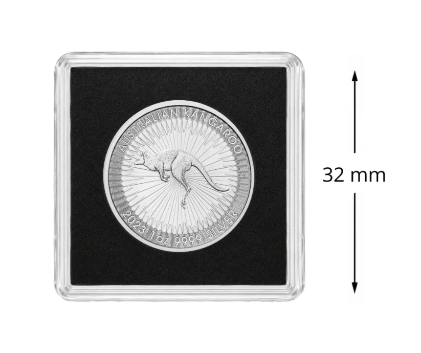 Čtvercová kapsle | 32 mm | Balíček 10ks