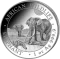 Somalia Elephant 1 uncia | 2026 | ezüstérme