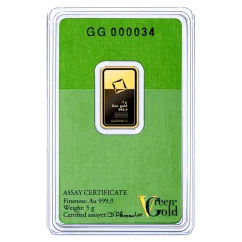5g Złota Sztabka | Valcambi | Green Gold