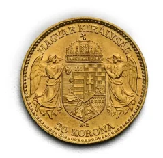 Zlatá minca 20 koruna Františka Jozefa I. | 1914 KB Bosna