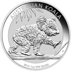 Stříbrná investiční mince Koala 1 Oz | 2016
