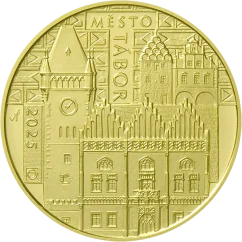 Zlatá mince 5000 Kč Město Tábor | 2025 | Standard