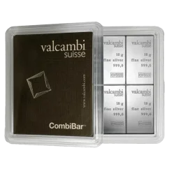 10 x 10g Silver CombiBar® | Valcambi