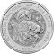 Stříbrná investiční mince Seymour Unicorn 2 Oz | Tudor Beasts | 2024