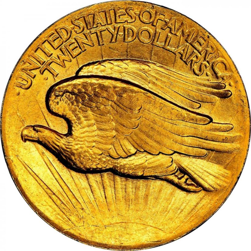 Zlatá mince 20 Dollar American Double Eagle | Saint Gaudens | 1907