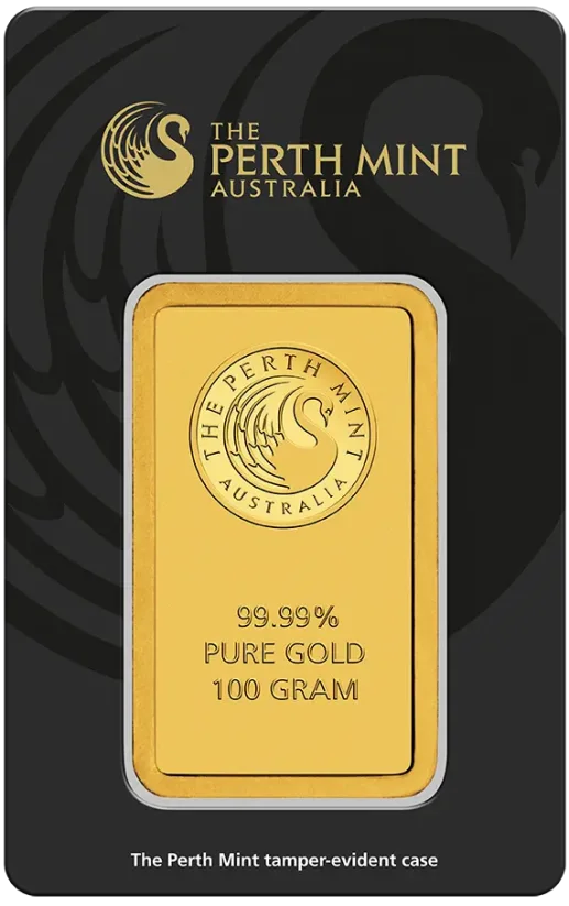 100g investiční zlatý slitek | Perth Mint