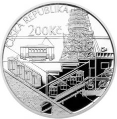 Stříbrná mince 200 Kč Zemská jubilejní výstava v Praze 125. výročí | 2016 | Proof