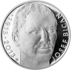 Stříbrná mince 200 Kč Josef Bican | 2013 | Proof