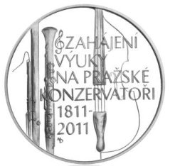 Stříbrná mince 200 Kč Výuka na pražské konzervatoři | 2011 | Proof